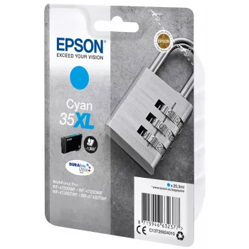 Värikasetti Epson Padlock Singlepack syaani 35XL DURABrite Ultra Ink