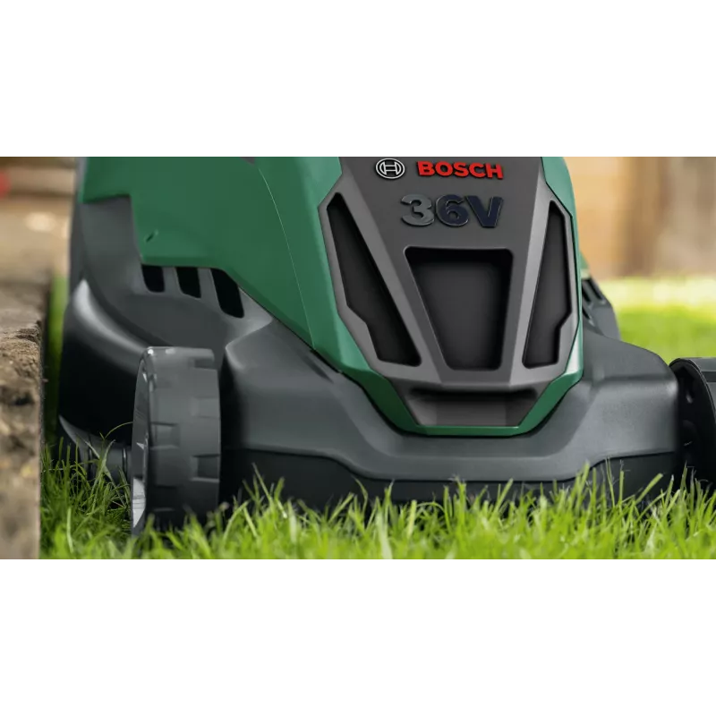 Bosch AdvancedRotak työnnettävä ruohonleikkuri akku vihreä