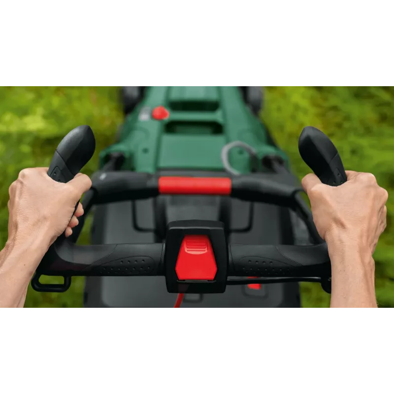 Bosch AdvancedRotak 40-650 ruohonleikkuri — 1 800 W, 40 cm leikkuuleveys, vihreä/musta