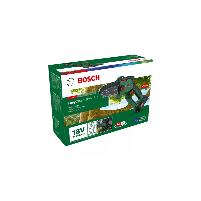 Bosch EasyChain 18V-15-7 musta, vihreä