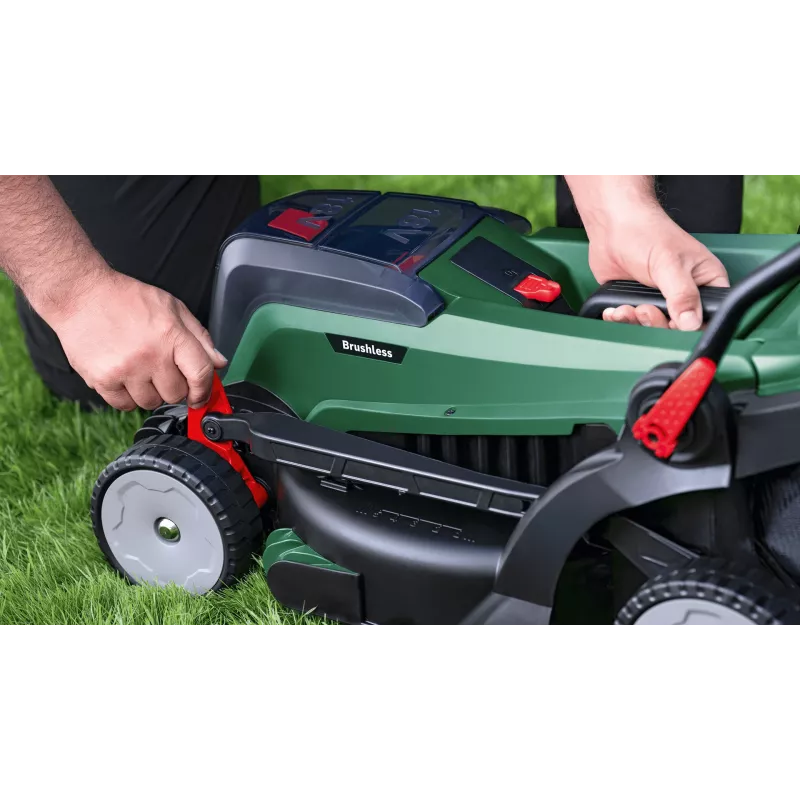 Bosch 37-550 akkuruohonleikkuri vetopyörillä musta, vihreä