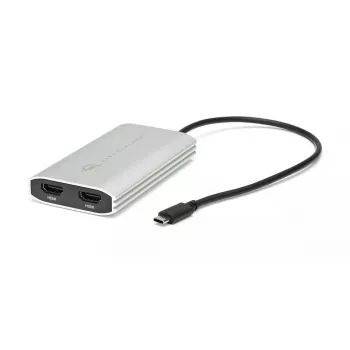 USB-näytönohjainsovitin OWC CADPDL2HDMI 3840 x 2160 pikseliä hopea