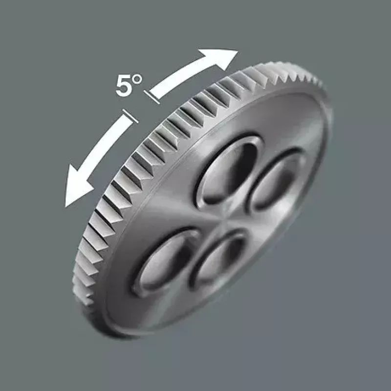 Wera 05075832001 Safe-Torque A 2 Set 1 momenttiavainsarja räikällä, 23 osaa, 1/4" kuusiokanta, 2–12 Nm, musta/vihreä