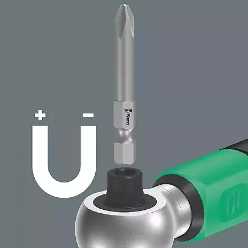 Wera 05075832001 Safe-Torque A 2 Set 1 momenttiavainsarja räikällä, 23 osaa, 1/4" kuusiokanta, 2–12 Nm, musta/vihreä