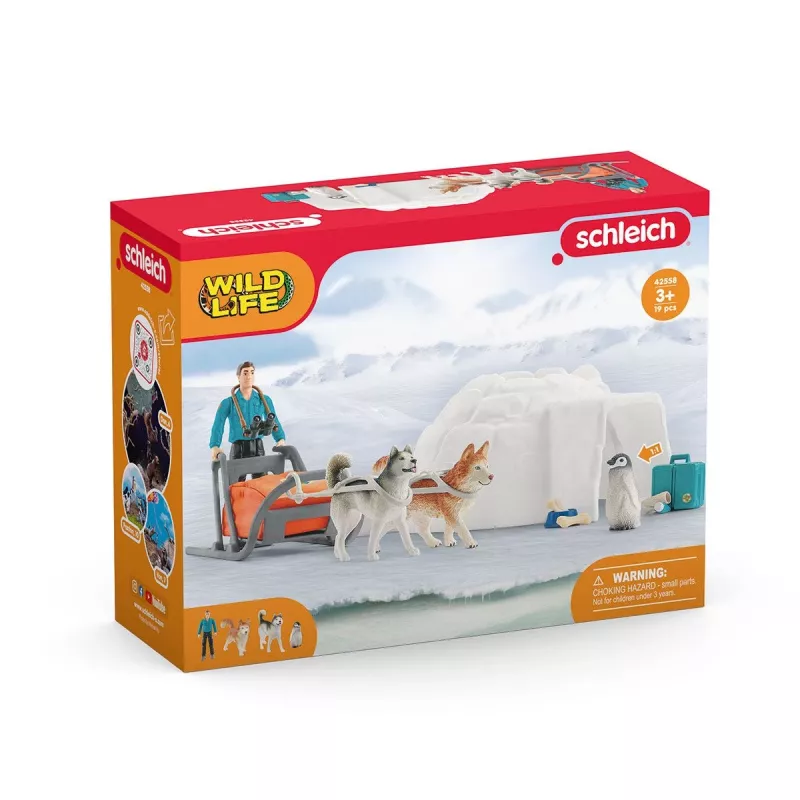 Zoo Schleich WILD LIFE Antarktis-retkikunta monivärinen 42558