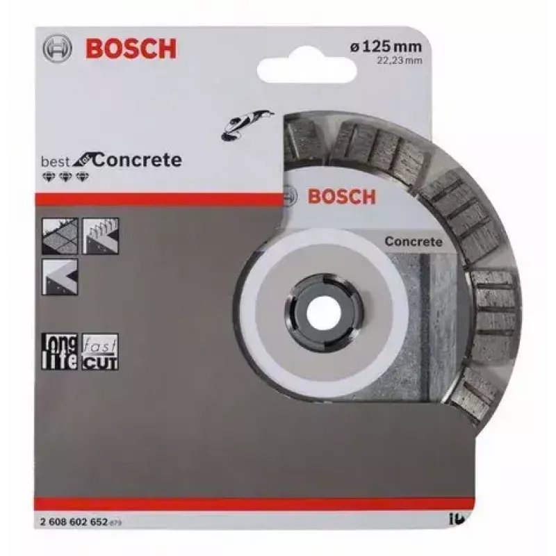 Bosch Best for Concrete timanttikatkaisulaikka, 125 x 22,23 mm, 2608602652