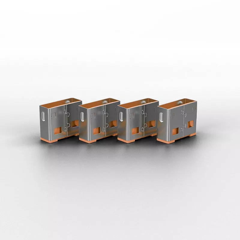 Portblocker Lindy USB-porttitulppa 4 kpl:n pakkaus värillinen oranssi