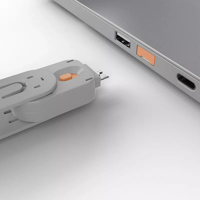 Portblocker Lindy USB-porttitulppa 4 kpl:n pakkaus värillinen oranssi