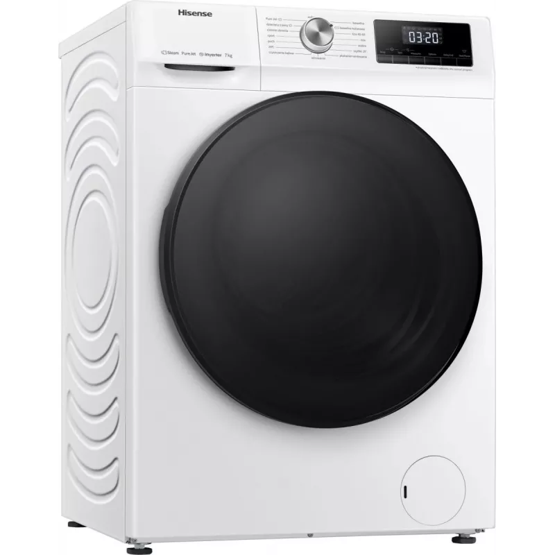 Hisense WFQA7014EVJM pyykinpesukone edestä täytettävä 7 kg 1310 kierr./min valkoinen