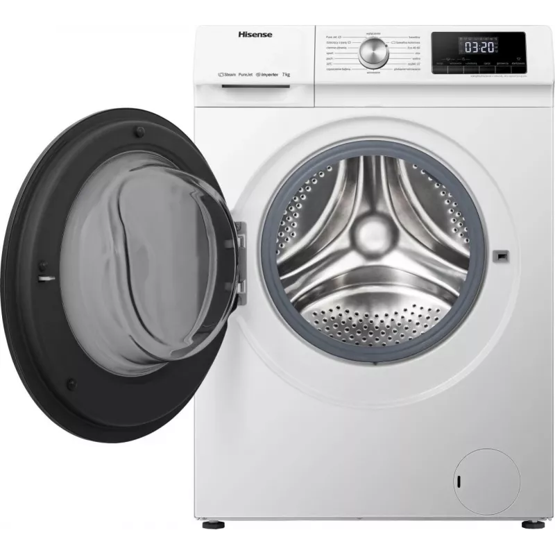 Hisense WFQA7014EVJM pyykinpesukone edestä täytettävä 7 kg 1310 kierr./min valkoinen