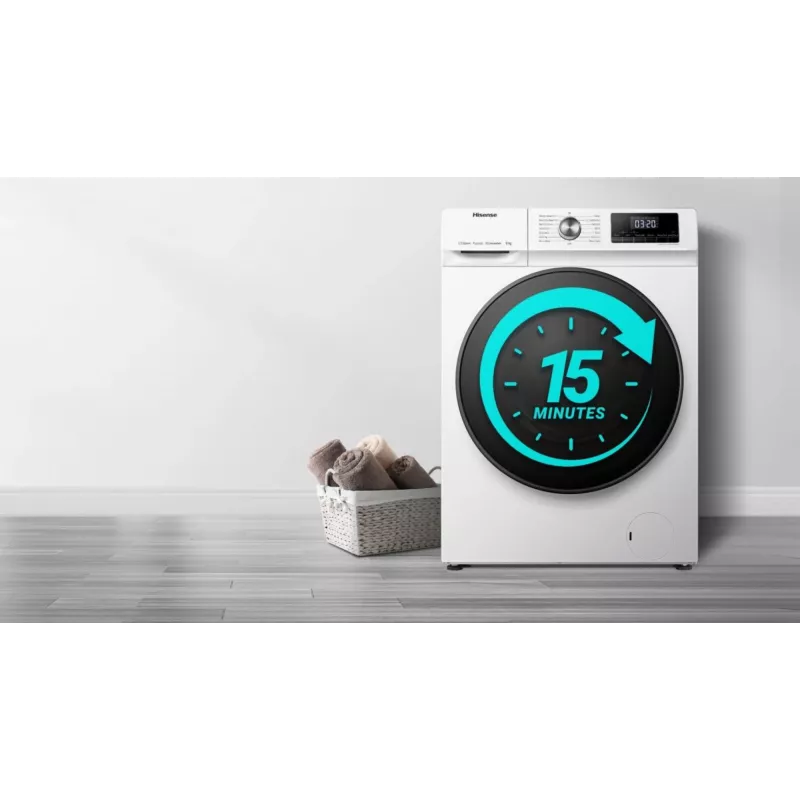 Hisense WFQA7014EVJM pyykinpesukone edestä täytettävä 7 kg 1310 kierr./min valkoinen