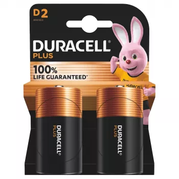 Duracell Plus 100 D kertakäyttöparisto alkaline