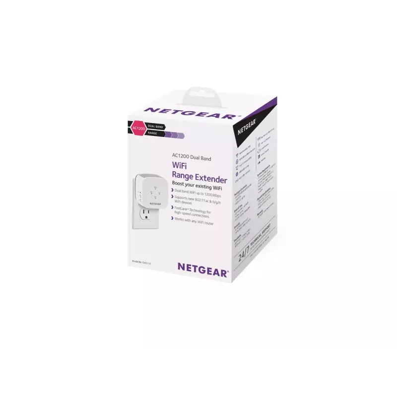 NETGEAR EX6110 verkkolähetin ja -vastaanotin valkoinen 10, 100, 300 Mbit/s