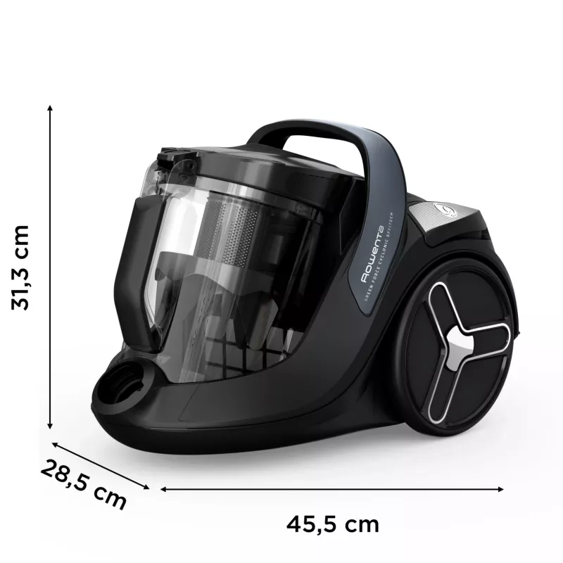 Rowenta Green Force RO7C36 2,5 L pölynimuri kuiva 500 W pussiton
