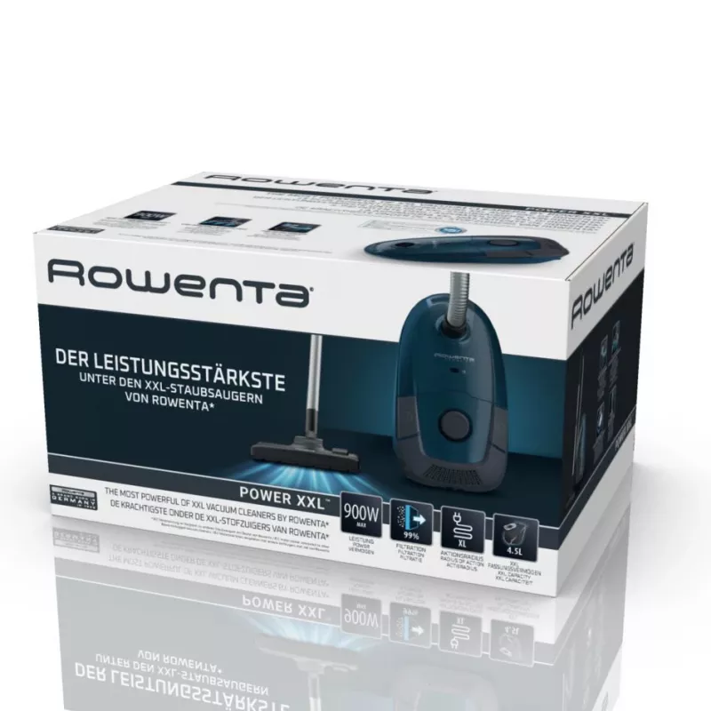 Rowenta Power XXL RO3126 4,5 L pölynimuri kuiva 900 W pölypussi
