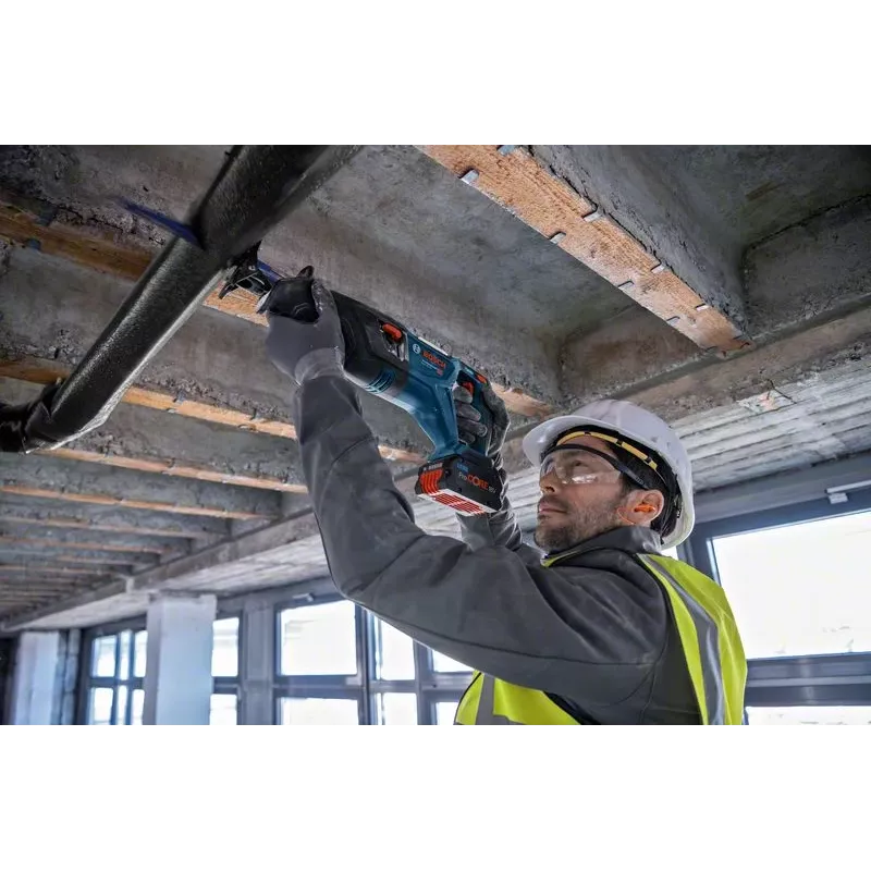 Bosch GSA 18V-28 Professional BITURBO akkukäyttöinen puukkosaha, 18 V, 28 mm iskunpituus, ilman akkua, L-BOXX, sininen/musta