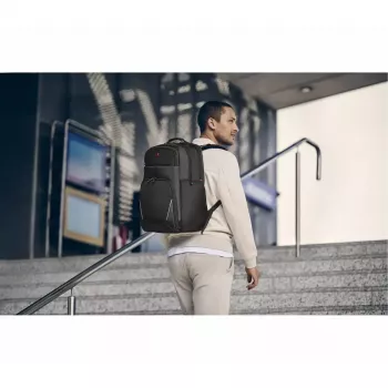 Vapaa-ajan reppu Wenger SwissGear Meteor musta polyesteri PVC rPET