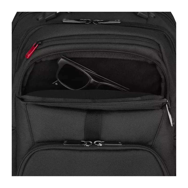 Vapaa-ajan reppu Wenger SwissGear Meteor musta polyesteri PVC rPET