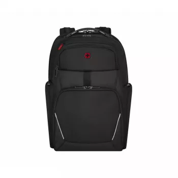 Vapaa-ajan reppu Wenger SwissGear Meteor musta polyesteri PVC rPET