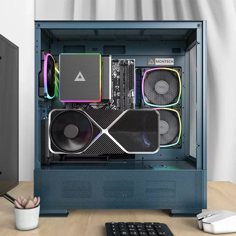 PC-kotelo Montech SKY TWO Midi Tower sininen