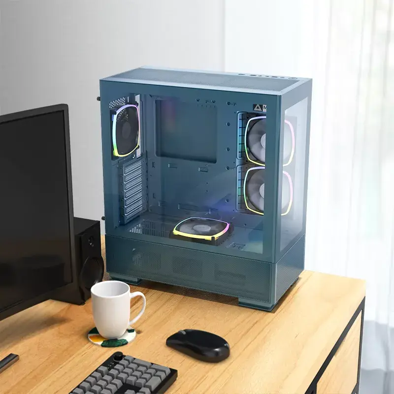 PC-kotelo Montech SKY TWO Midi Tower sininen