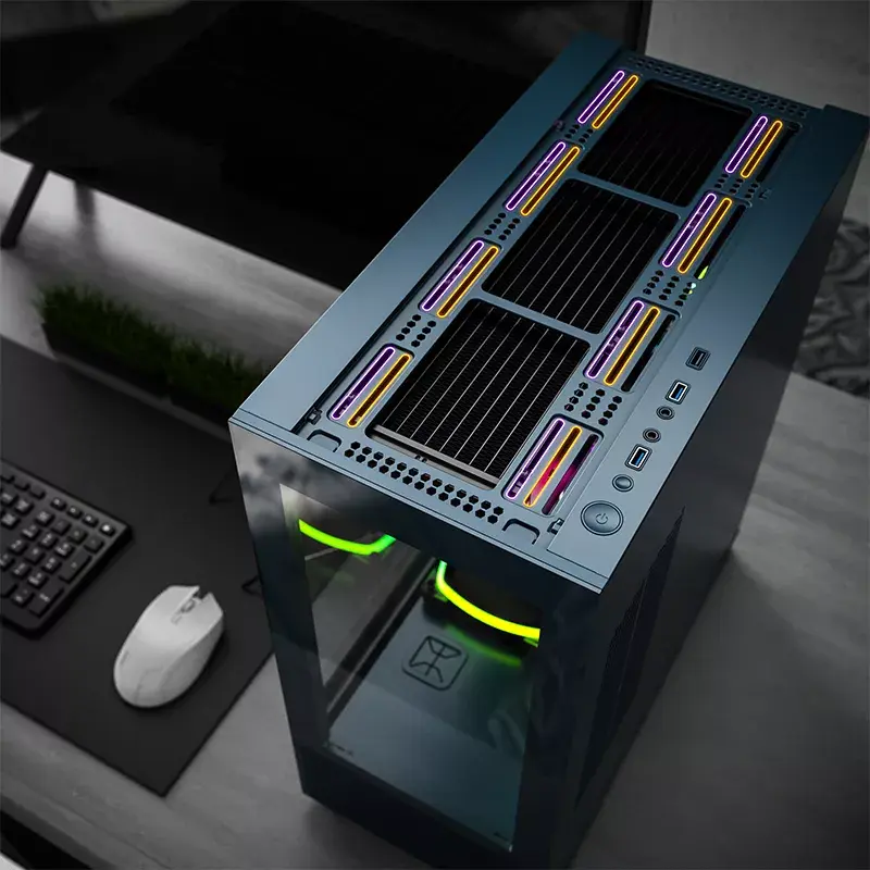 PC-kotelo Montech SKY TWO Midi Tower sininen