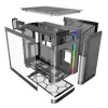 Montech KING 95 PRO Midi Tower -kotelo, karkaistu lasi, ARGB, punainen