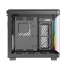 Montech KING 95 PRO Midi Tower -kotelo, karkaistu lasi, ARGB, punainen