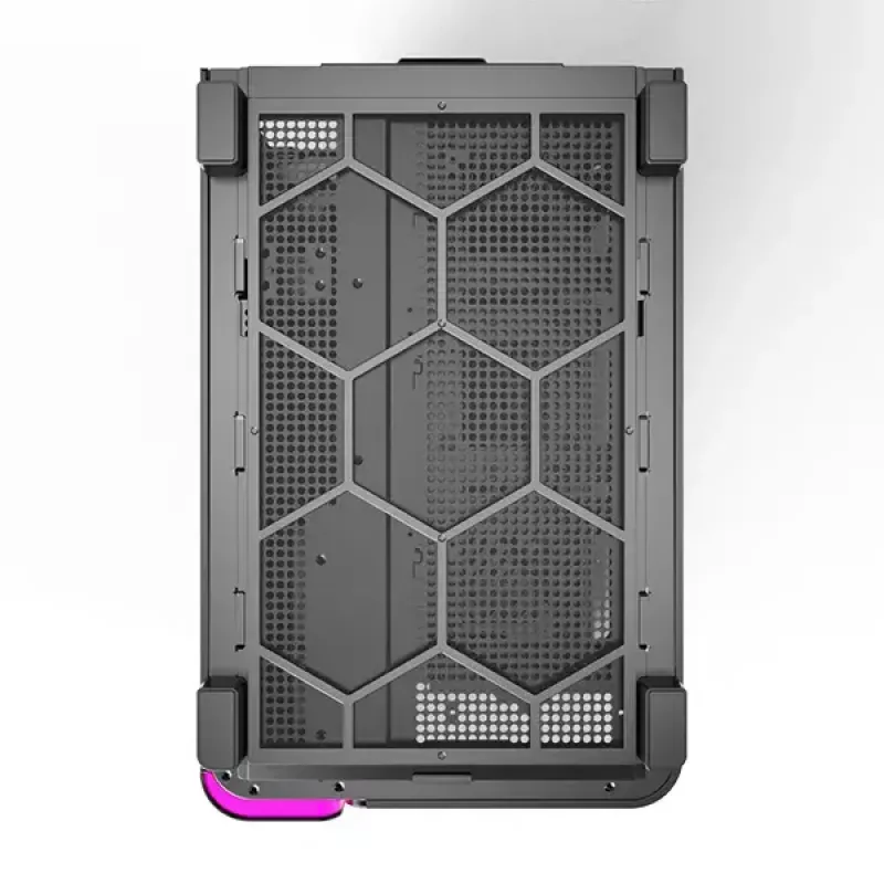 Montech KING 95 PRO Midi Tower -kotelo, karkaistu lasi, ARGB, punainen