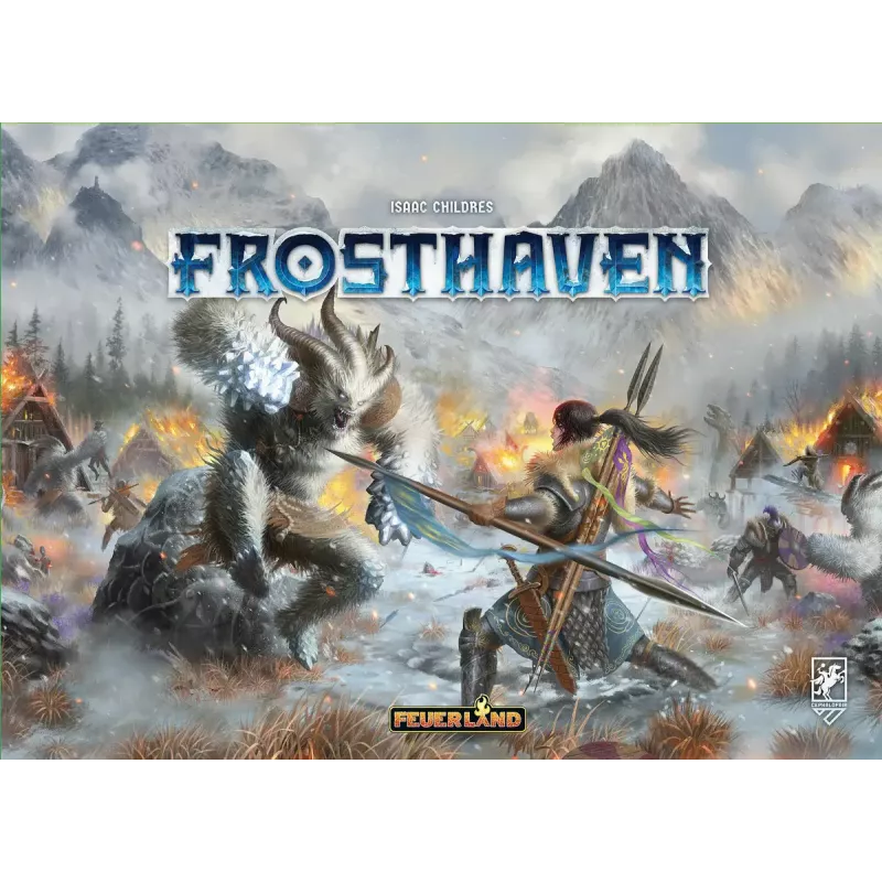 lautapeli Pegasus Spiele Frosthaven — strategia, 30 min peliaika, 14-vuotiaasta