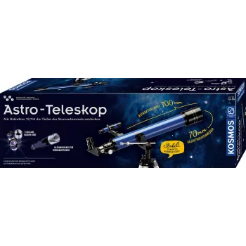 Kosmos Astro-teleskooppi, teleskooppi, tähtitiede, 12 vuotta, musta