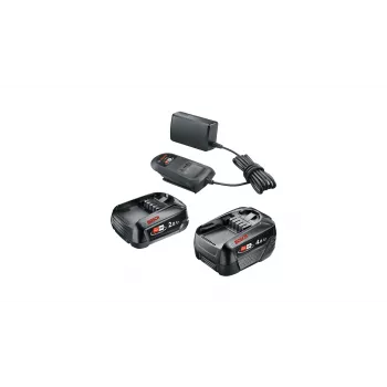 Bosch Starter-Set 18V - 2 x akku (2,0 Ah + 4,0 Ah) akku- ja laturisarja