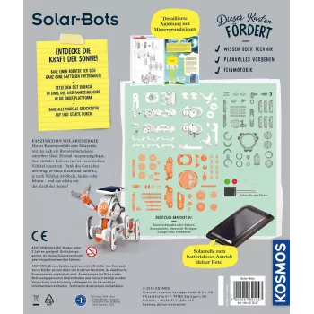 Kosmos Solar Bots, koesarja, uusiutuva energia, 8 vuotta