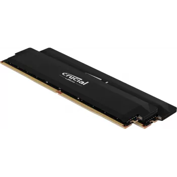 MICRON / CRUCIAL muisti - Crucial Pro - DDR5-6000 32GB Kit (16GBx2) UDIMM: OC Gaming musta