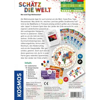 Kosmos Schätz die Welt 45 min lautapeli opettavainen