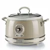 Ariete 2904 riisinkeitin – sähköinen riisinkeitin keraamisella kulholla – kotitekoinen sushi – monitoimikeitin – Vintage Line – 3,5 L – 650 W – beige