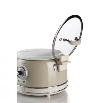 Ariete 2904 riisinkeitin – sähköinen riisinkeitin keraamisella kulholla – kotitekoinen sushi – monitoimikeitin – Vintage Line – 3,5 L – 650 W – beige