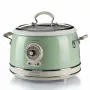 Ariete 2904 riisinkeitin – sähköinen riisinkeitin keraamisella kulholla – kotitekoinen sushi – monitoimikeitin – Vintage Line – 3,5 L – 650 W – vihreä
