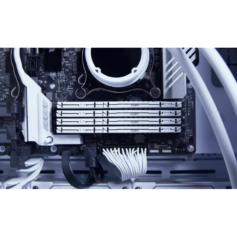 Kingston Technology FURY Beast 32GB 6400MT/s DDR5 CL32 DIMM valkoinen EXPO