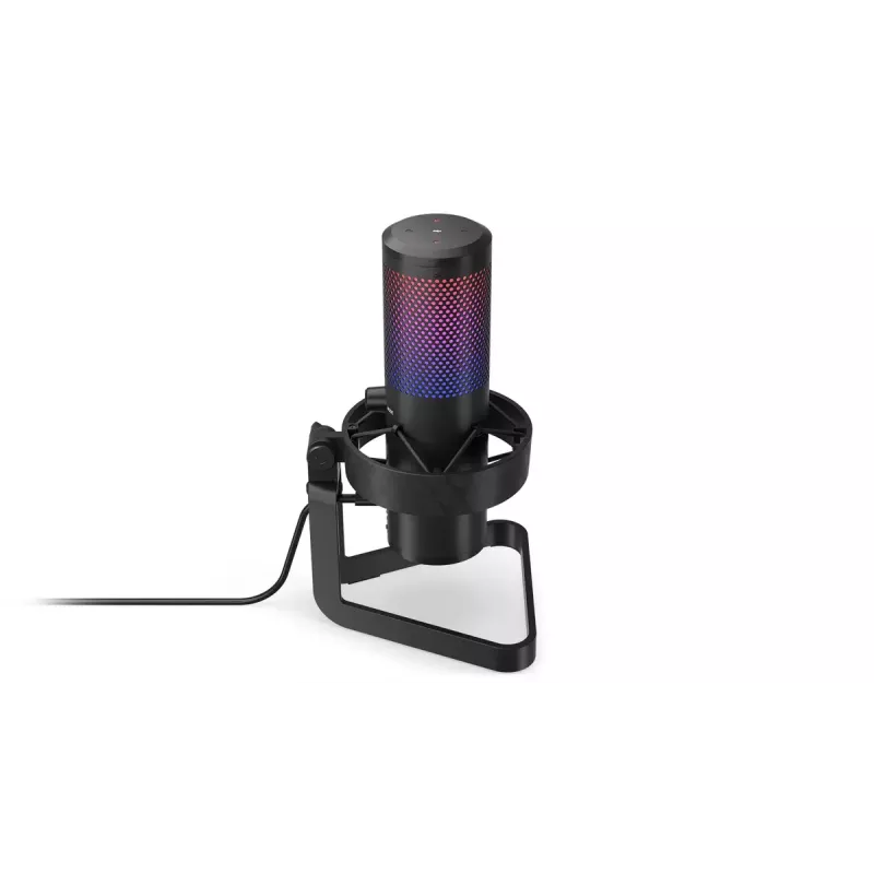 PC-mikrofoni ENDORFY AXIS Streaming — USB Type-C, 24-bit/192 kHz, 30–18 000 Hz, pöytäteline, musta