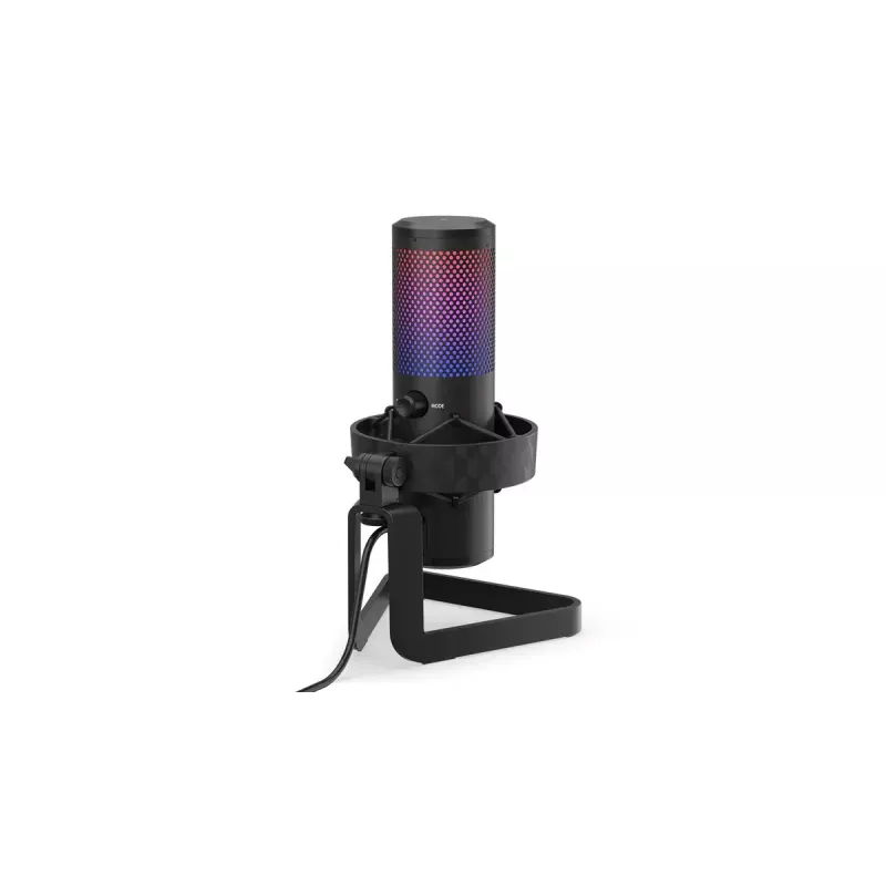 PC-mikrofoni ENDORFY AXIS Streaming — USB Type-C, 24-bit/192 kHz, 30–18 000 Hz, pöytäteline, musta