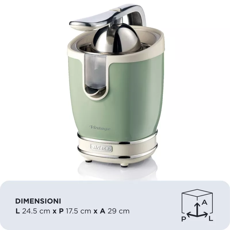 Sähköinen sitruspuristin Ariete 0413/04 0,6L 85W vihreä