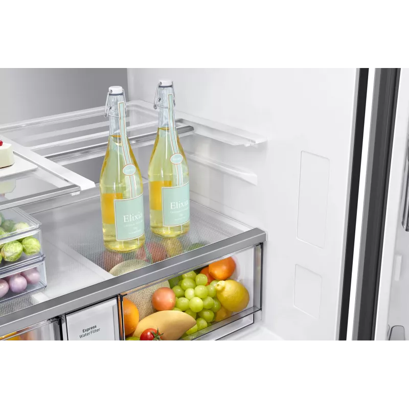 Samsung RF65DG9H0ESR Side-by-Side-jääkaappi vapaasti seisova 636 L ruostumaton teräs