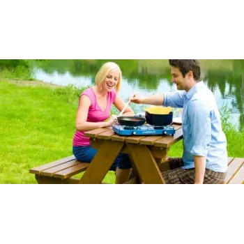 Retkikeitin Campingaz Base Camp 2 keittoaluetta sininen