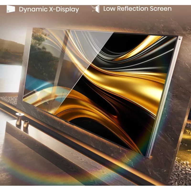 Hisense 85UXNQ 215 cm (85 tuuman) 4K Ultra HD QLED-televisio, 120 Hz, AMD FreeSync, kolmoisvirittimellä, musta
