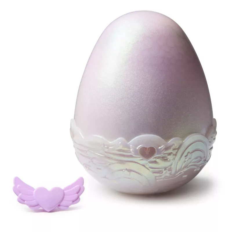 Hatchimals Alive Mystery Hatch Pufficorn Spinmaster AA-paristo pinkki valkoinen