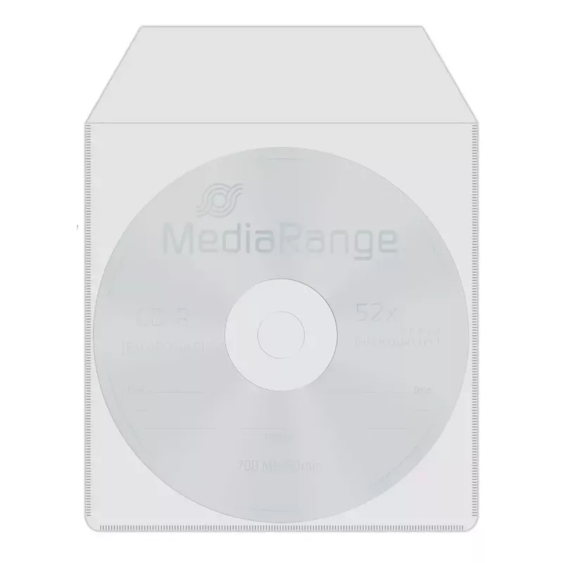 MediaRange BOX64 muovikotelot CD/DVD-levyille, läpinäkyvät, 50 kpl