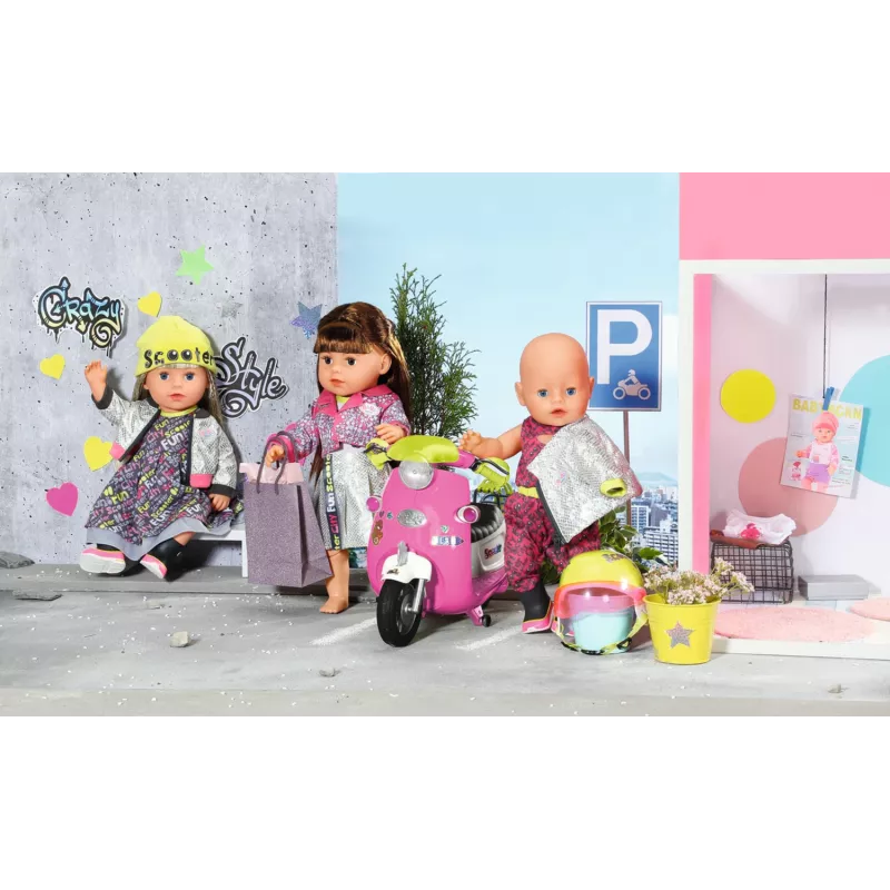 BABY born City Deluxe Scooter Combo nuken potkulauta