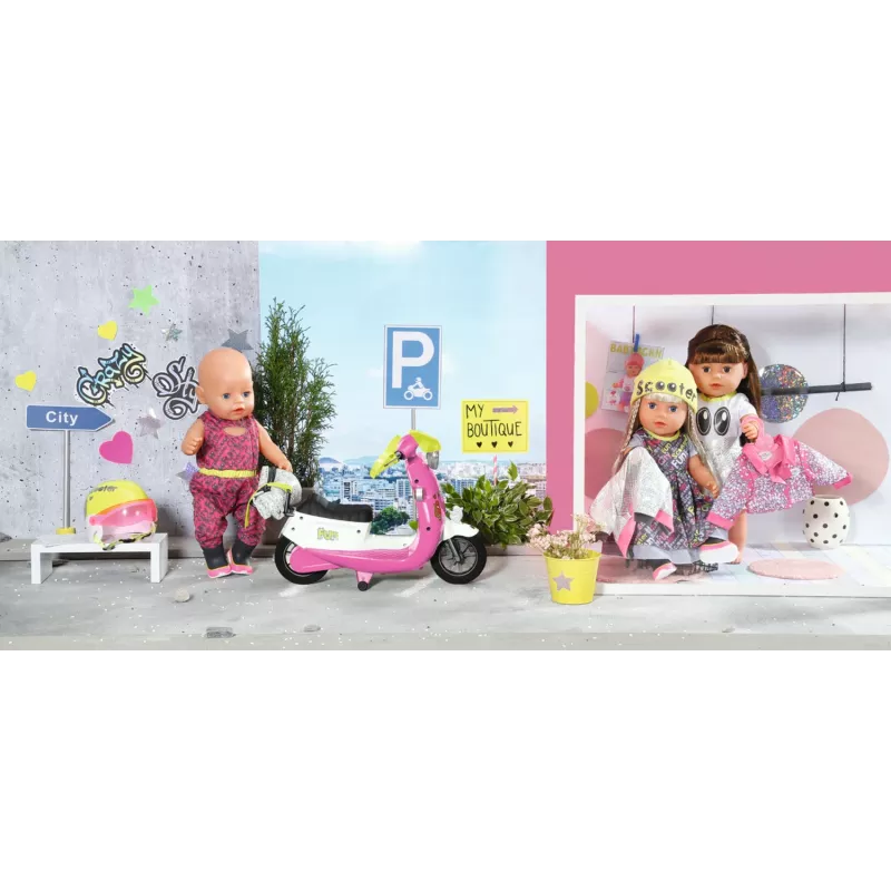BABY born City Deluxe Scooter Combo nuken potkulauta