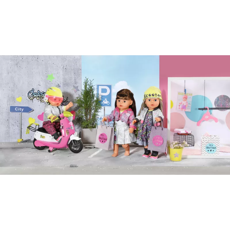 BABY born City Deluxe Scooter Combo nuken potkulauta